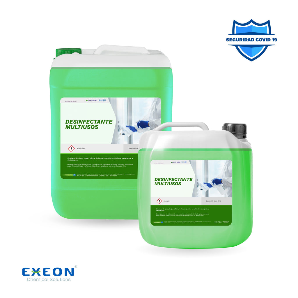 En dónde puedes usar un desinfectante multiusos? - Exeon Solutions