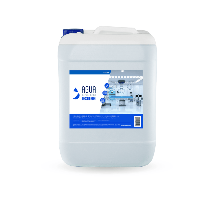 Agua Destilada 20 Litros - Exeon Solutions